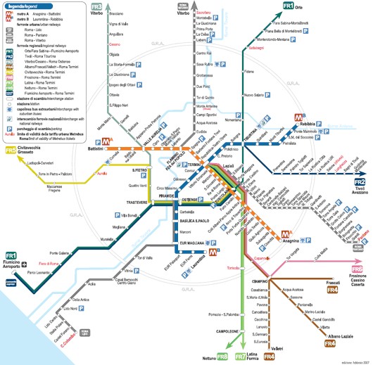 lineas del metro. hay dos líneas de metro: A